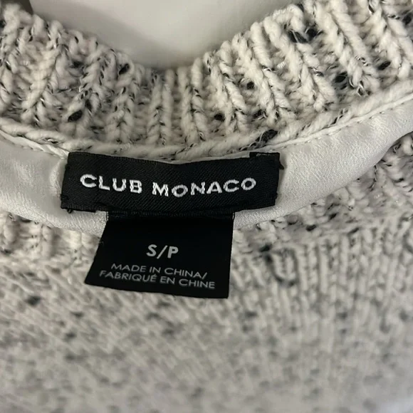 Club Monaco Grey Crewneck Sweater - Picture 2 of 5